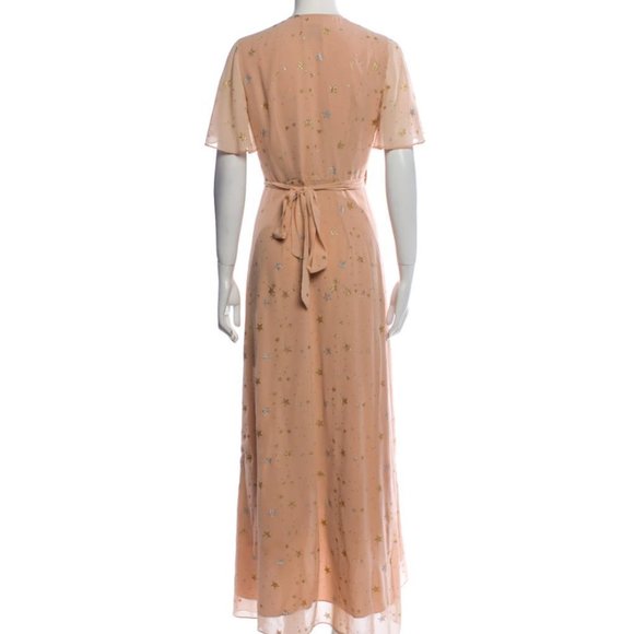 Privacy Please Krause Star Print Maxi Dress in Blush - Size XS - Picture 5 of 7